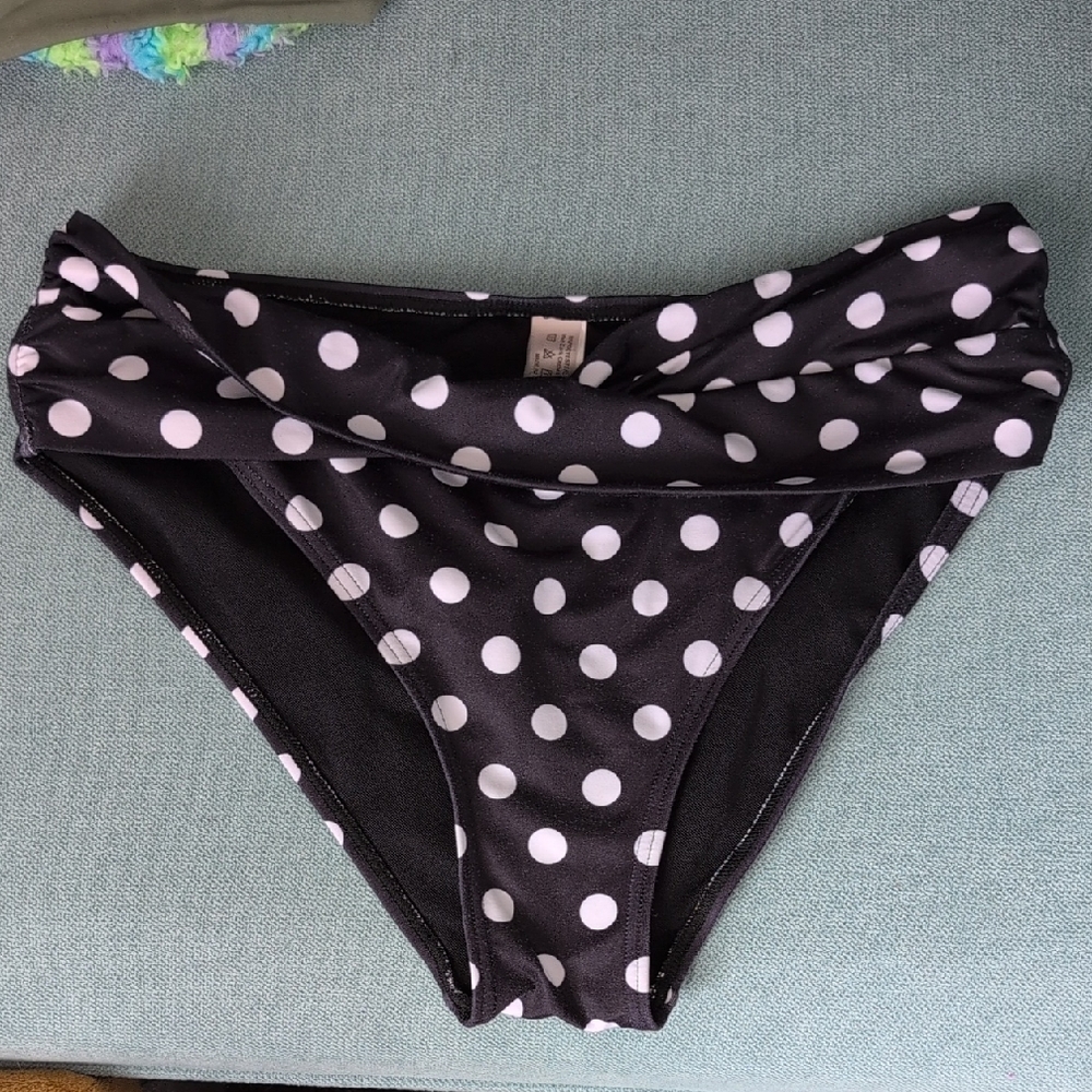 Polka Dot Swim Bottoms - Large